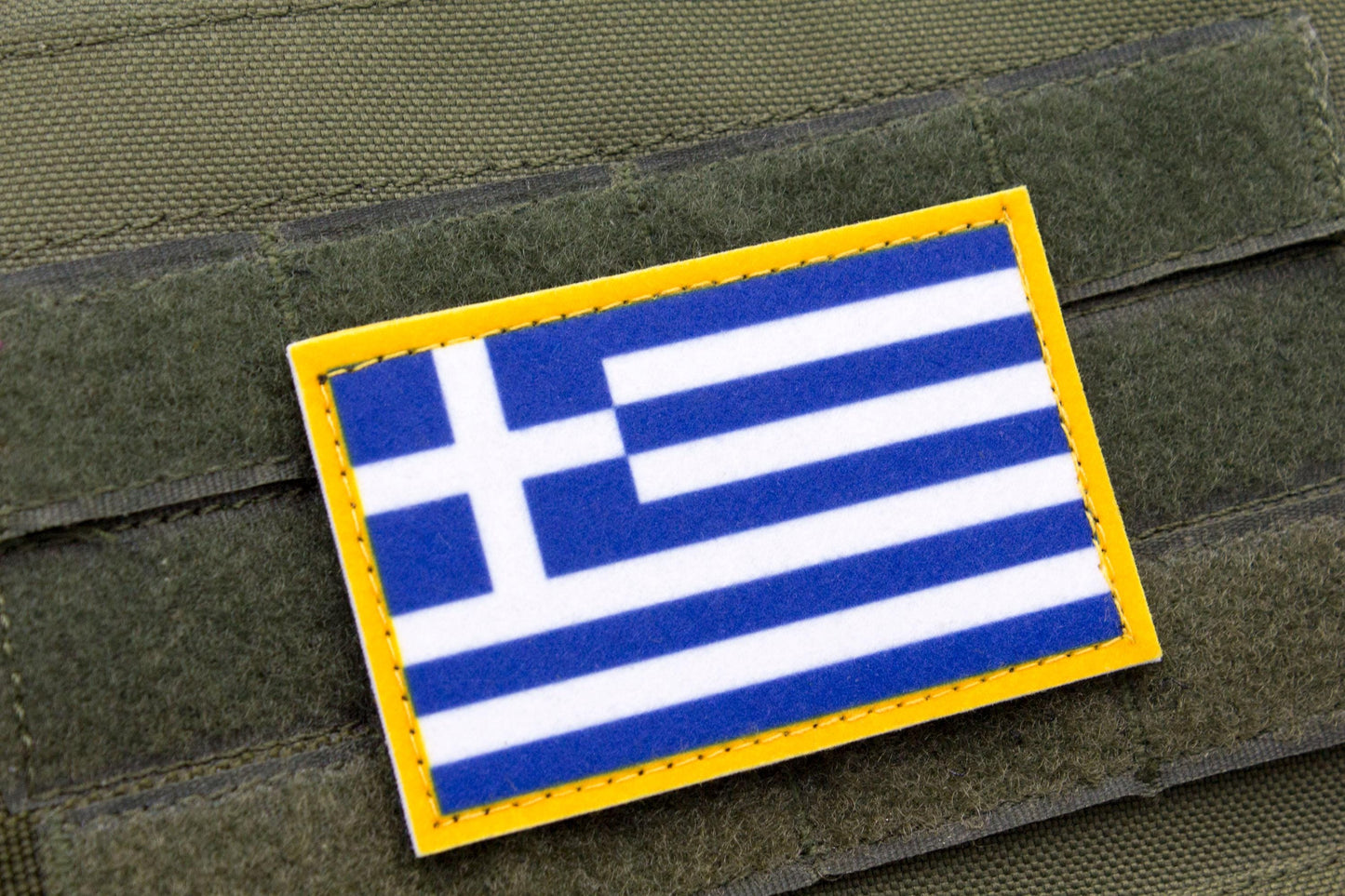 Greece flag hook and loop patch Σημαία της Ελλάδας