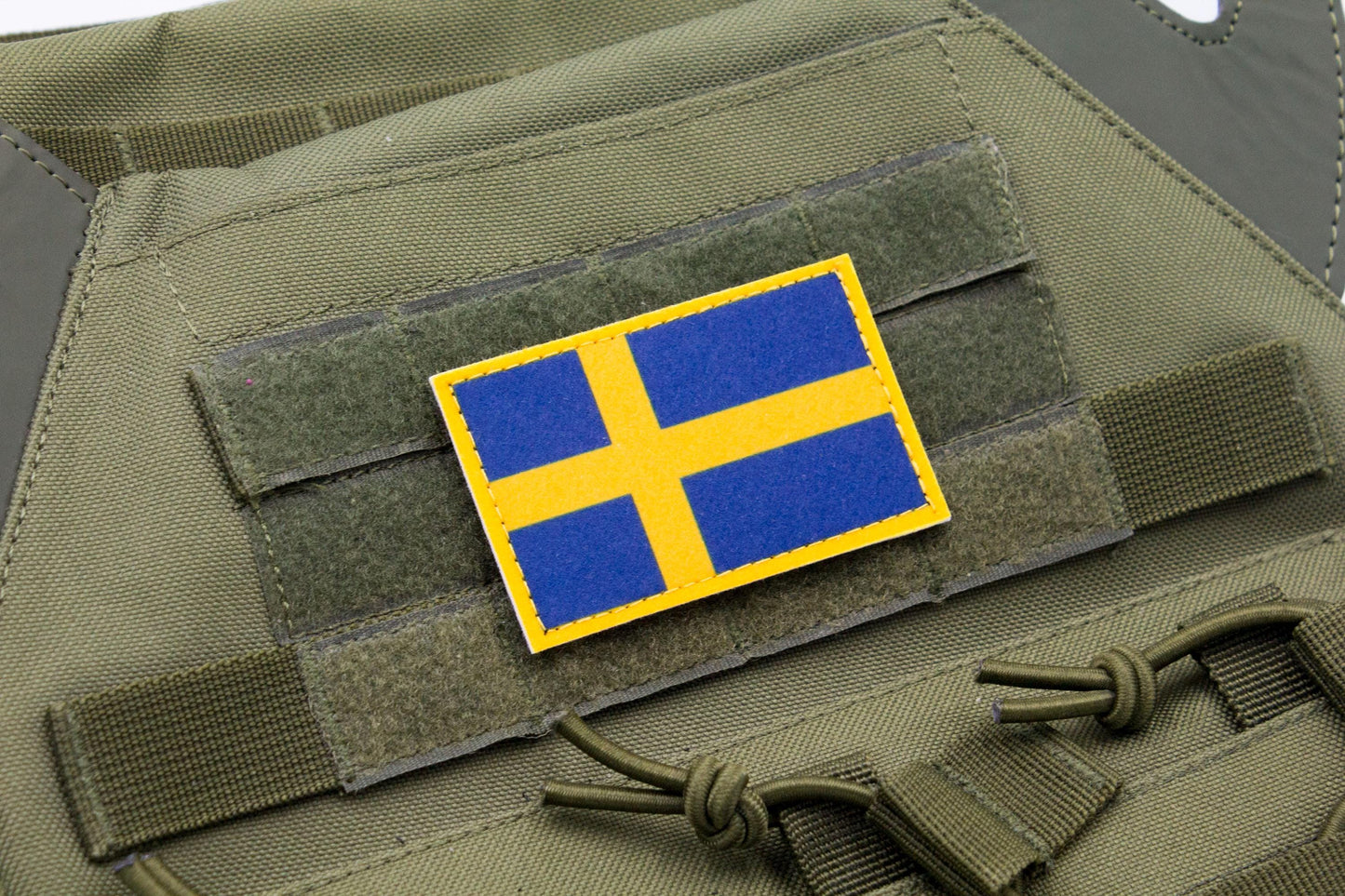 Sweden flag hook and loop patch Sveriges flagga