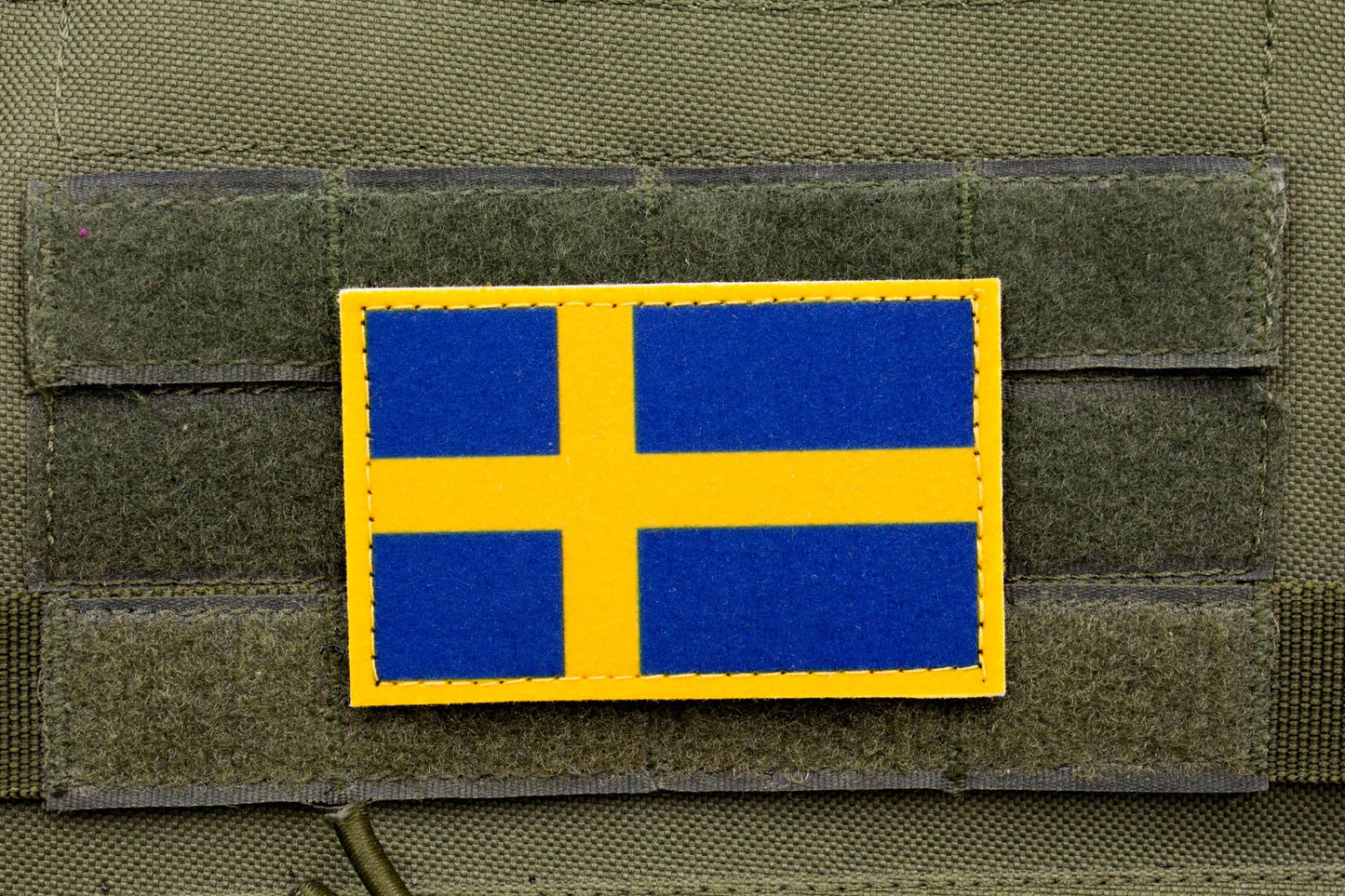 Sweden flag hook and loop patch Sveriges flagga