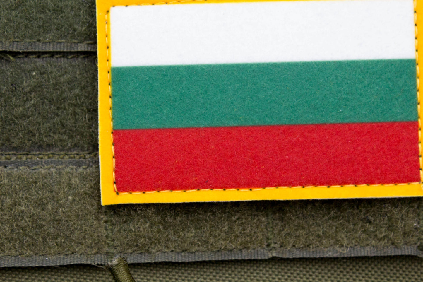 Bulgaria flag hook and loop patch Знаме на България