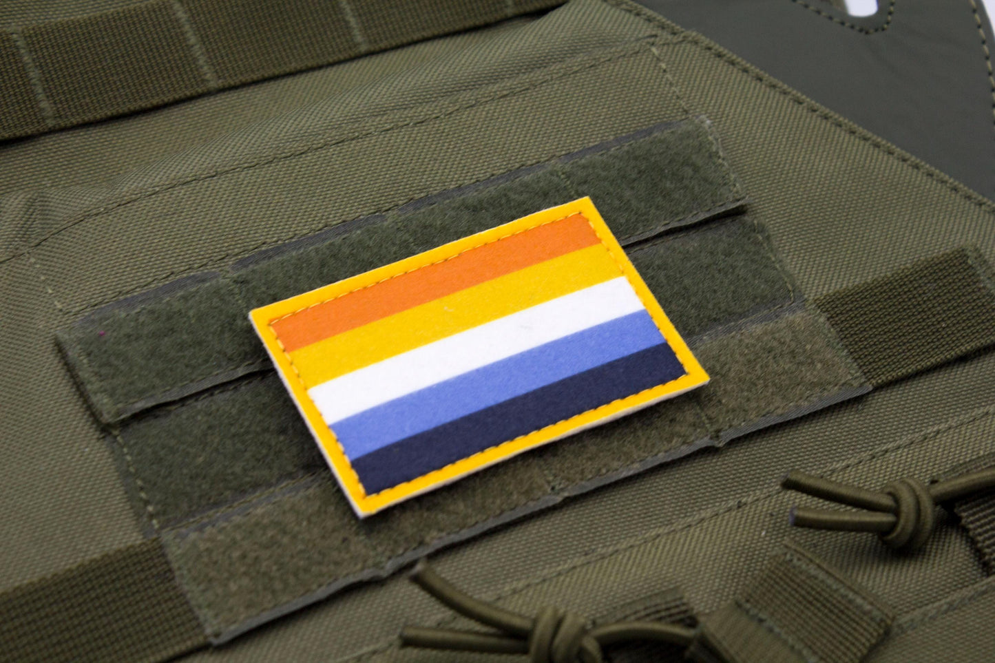 Aro Ace LGBTQ flag hook and loop patch