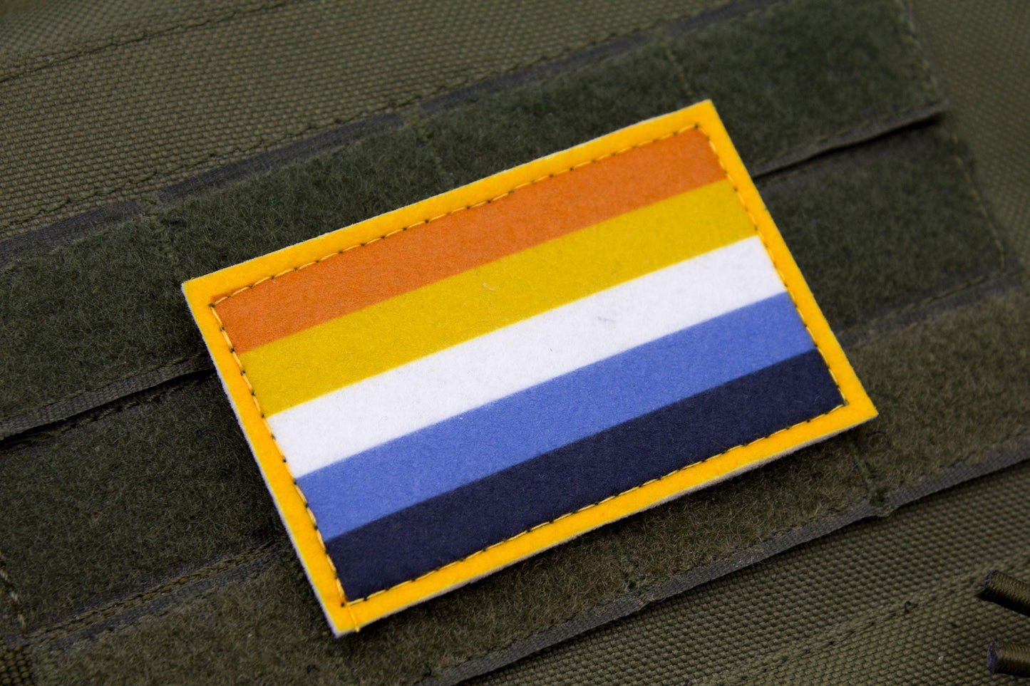Aro Ace LGBTQ flag hook and loop patch