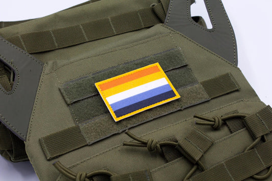 Aro Ace LGBTQ flag hook and loop patch