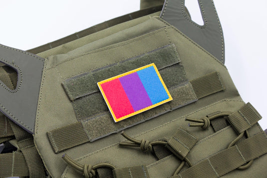 LGBTQ Androgynous flag hook and loop patch