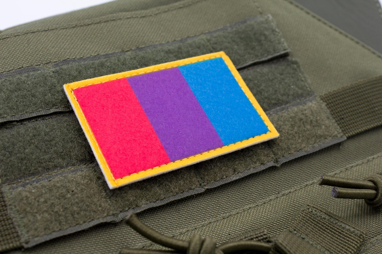 LGBTQ Androgynous flag hook and loop patch