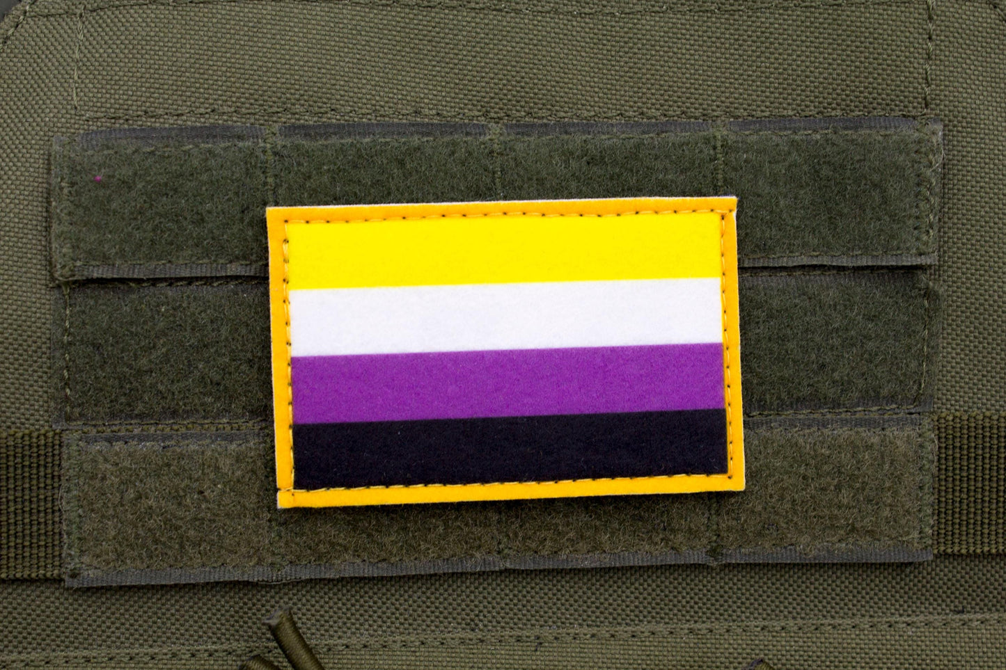 LGBTQ Non-binary flag hook and loop patch