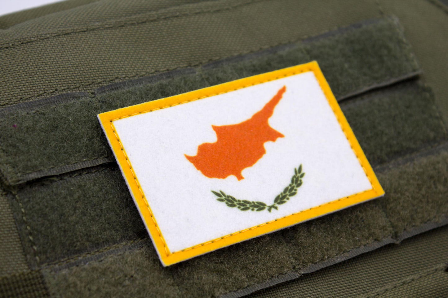 Cyprus flag hook and loop patch σημαία της Κύπρου