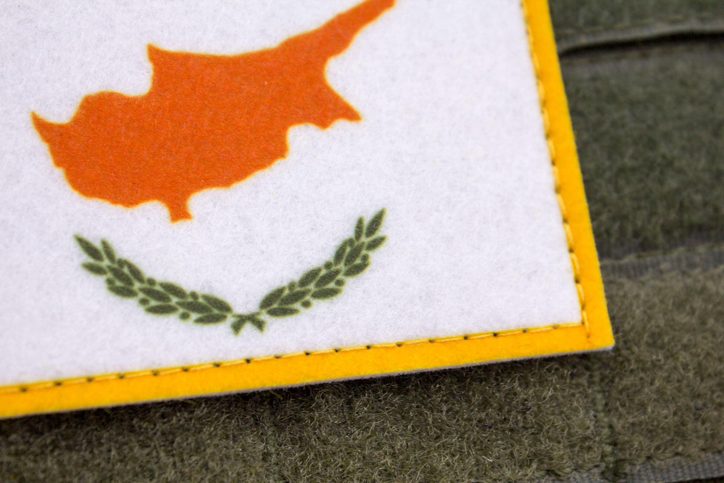 Cyprus flag hook and loop patch σημαία της Κύπρου