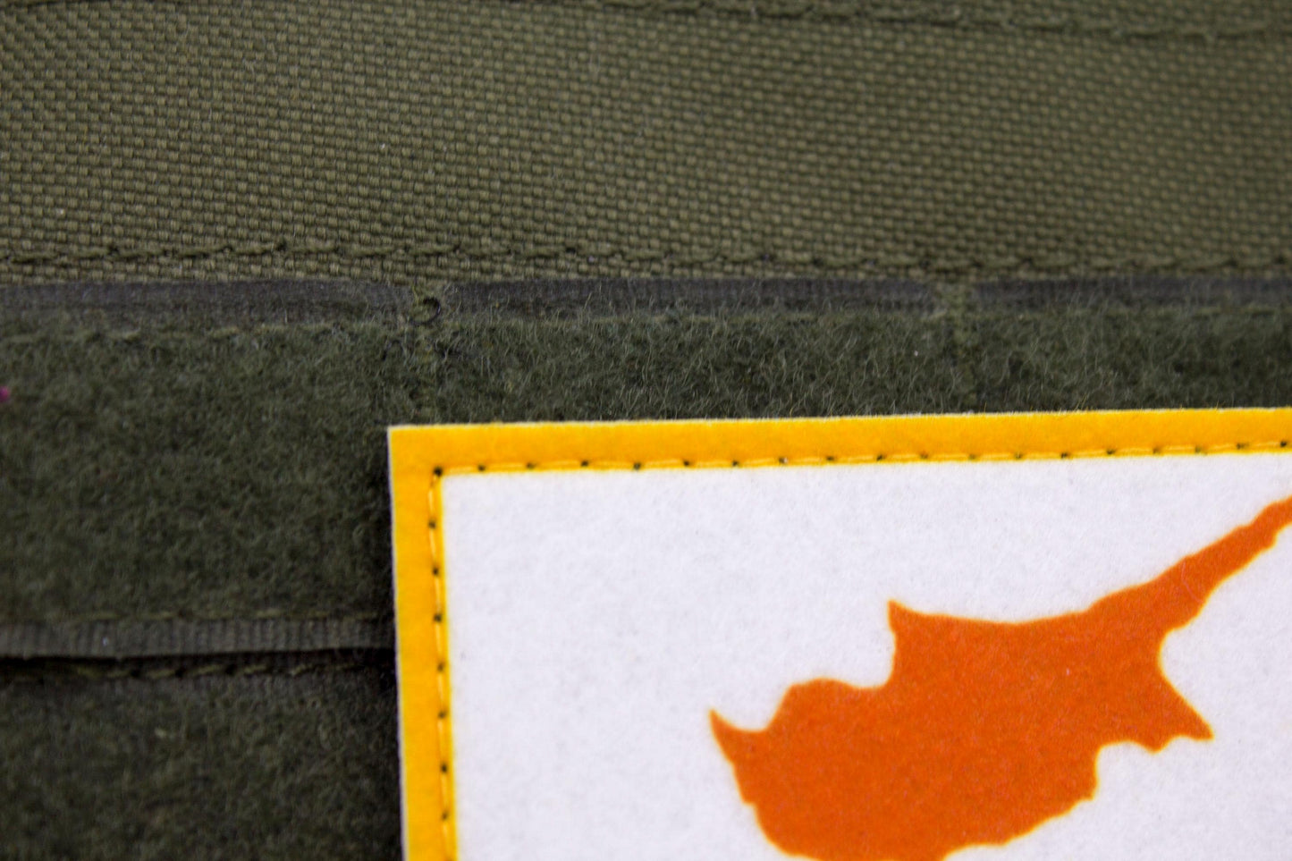 Cyprus flag hook and loop patch σημαία της Κύπρου