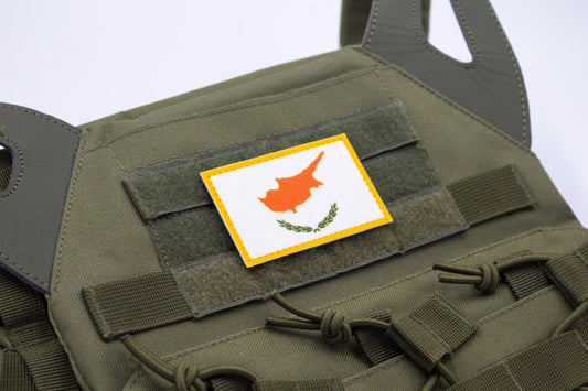 Cyprus flag hook and loop patch σημαία της Κύπρου