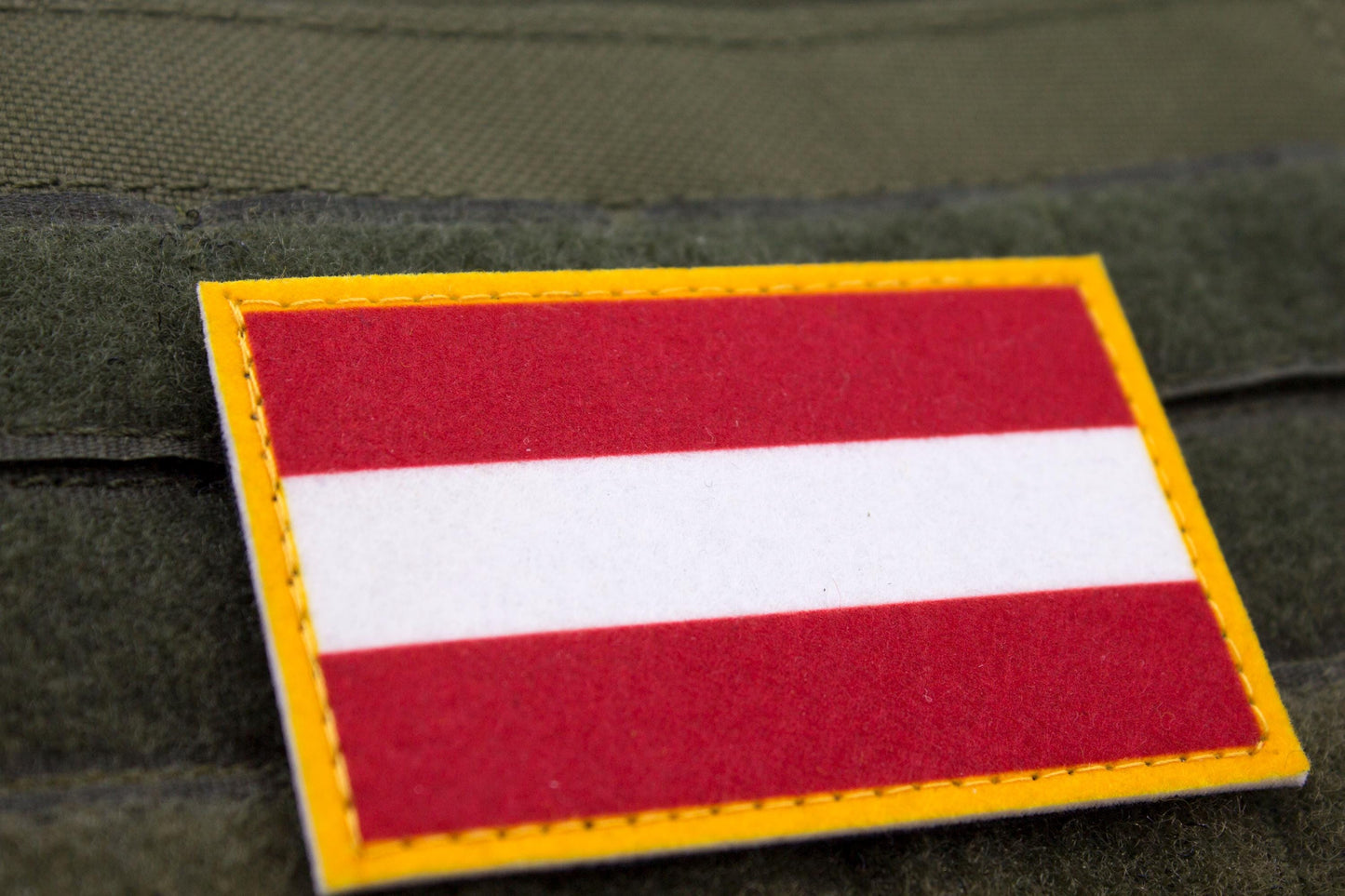 Austria flag hook and loop patch Flagge von Österreich