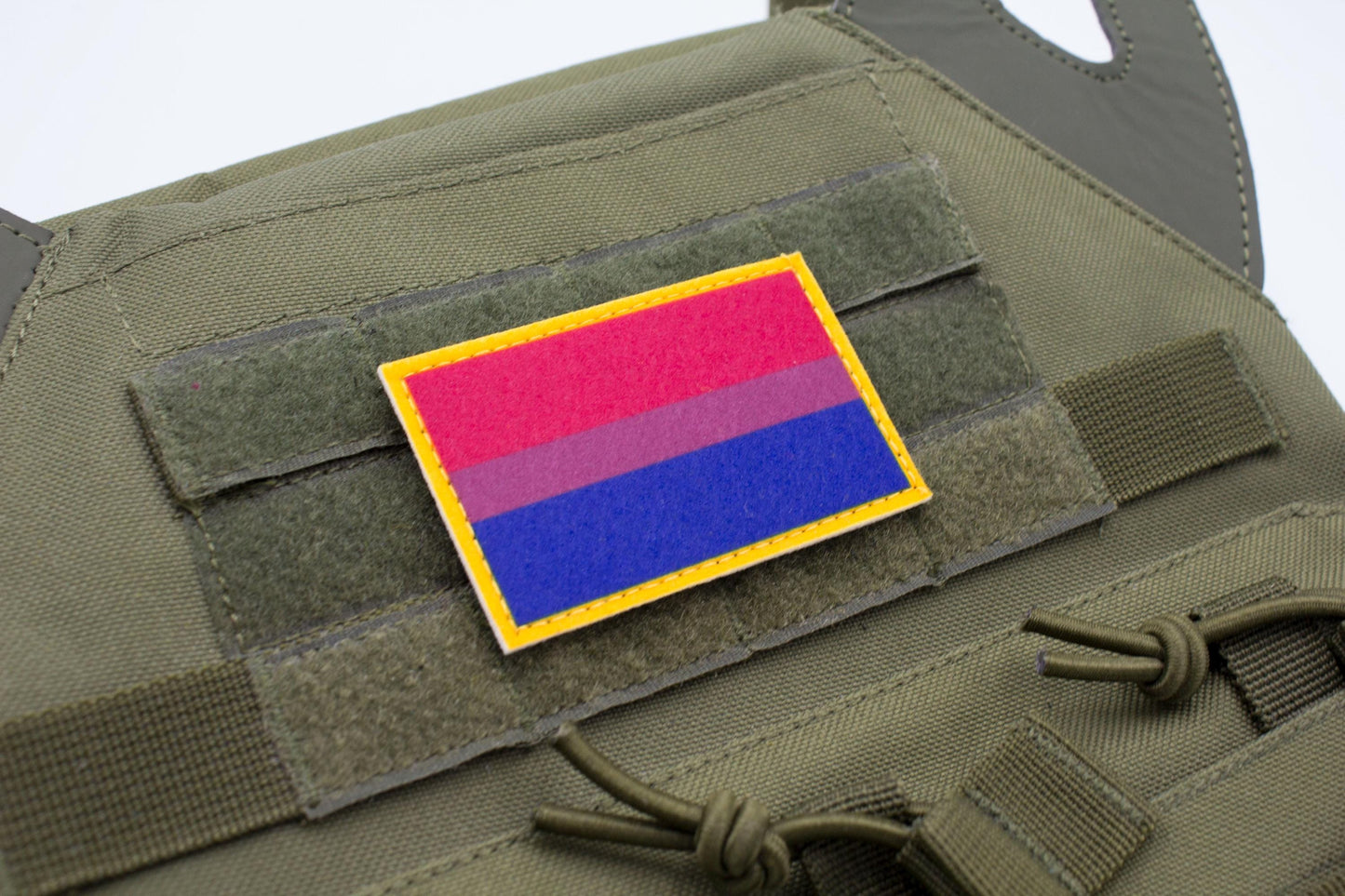 LGBTQ Bisexual flag hook and loop patch