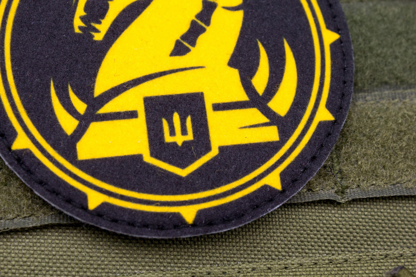 47th Mechanized Brigade Ukrainian hook and loop patch