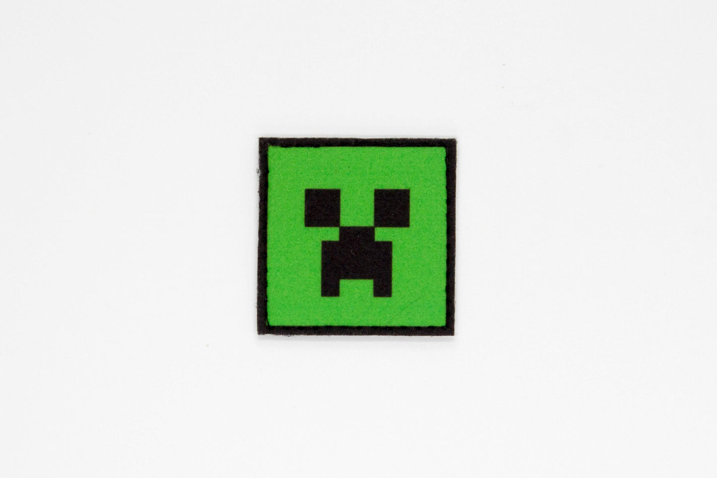 Creeper video game morale hook and loop patch