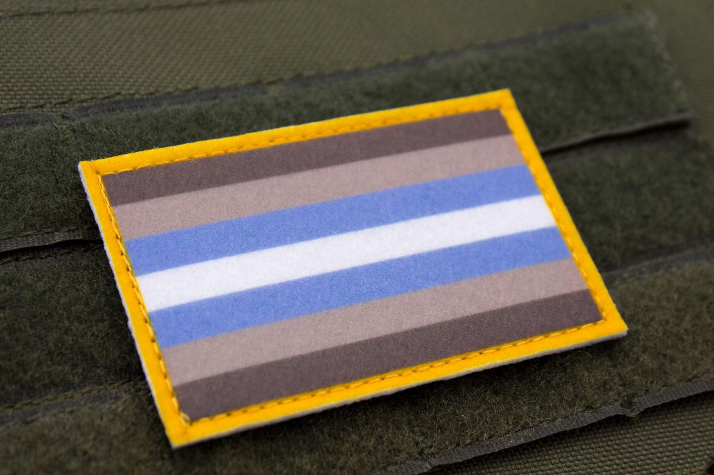 LGBTQ Demiboy flag hook and loop patch