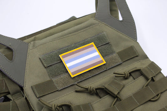 LGBTQ Demiboy flag hook and loop patch