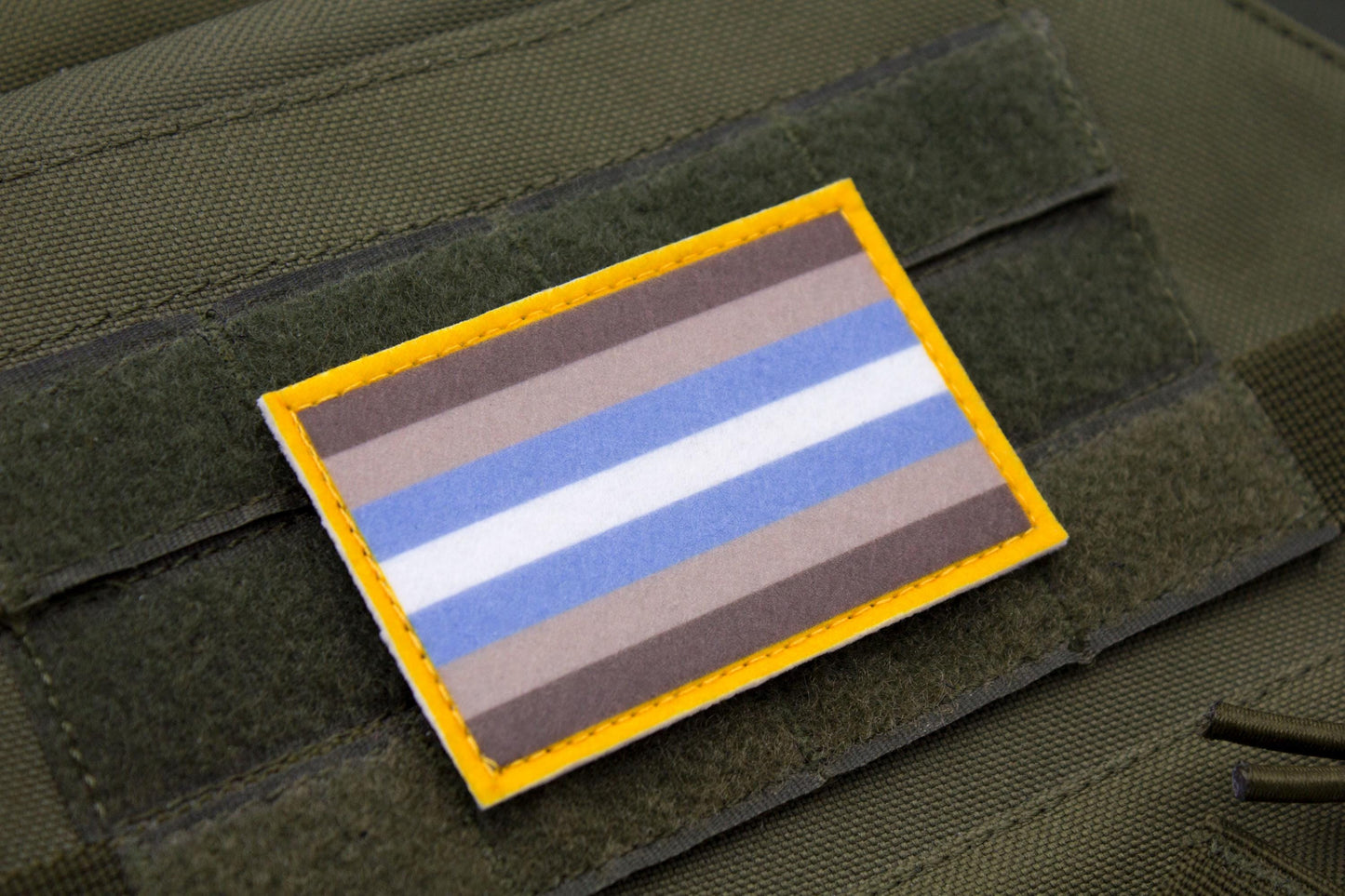 LGBTQ Demiboy flag hook and loop patch