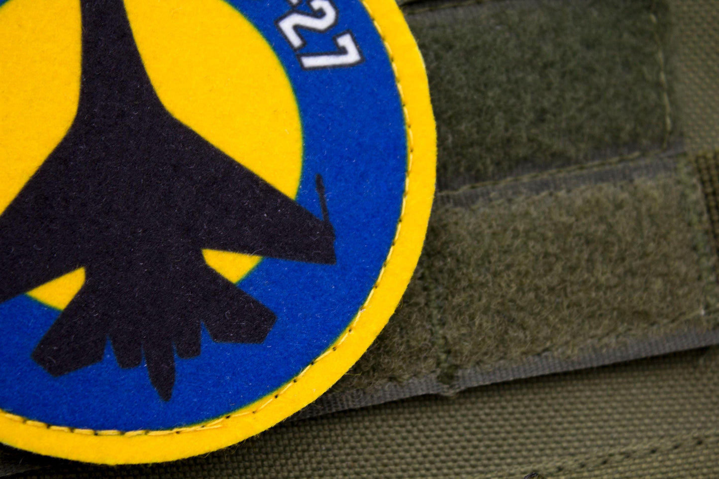 Flanker SU-27 pilot Ukrainian hook and loop patch