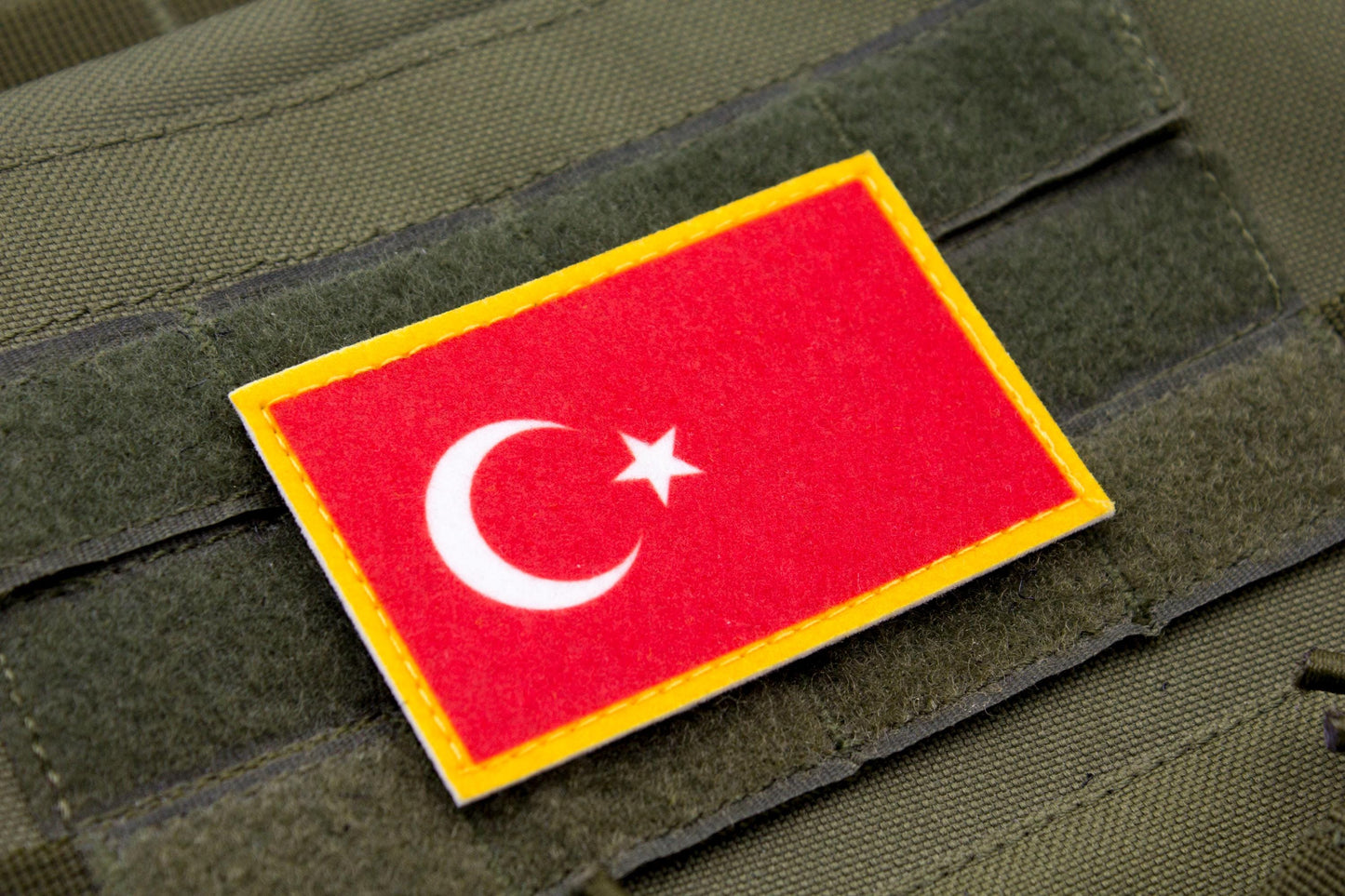 Turkey flag hook and loop patch Türkiye Bayrağı