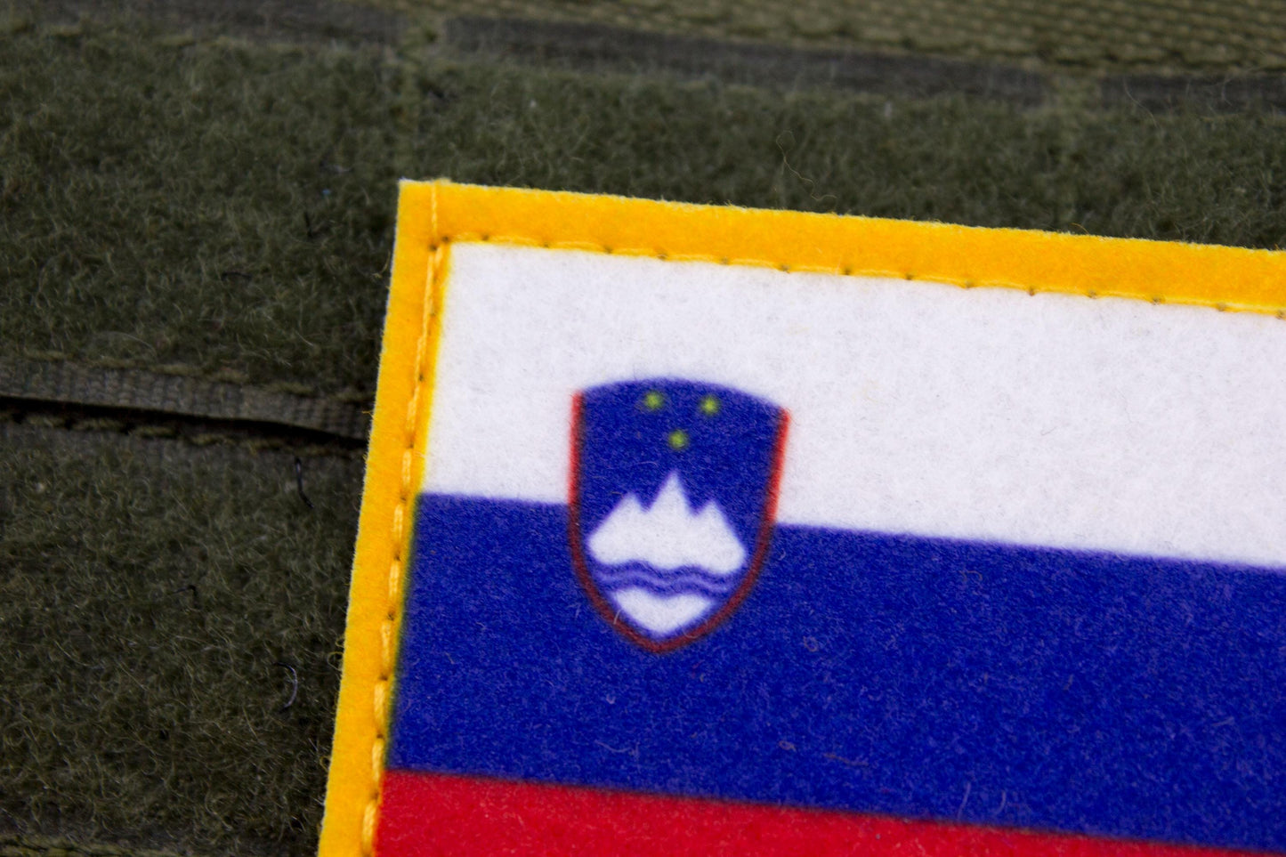 Slovenia flag hook and loop patch Zastava Slovenije