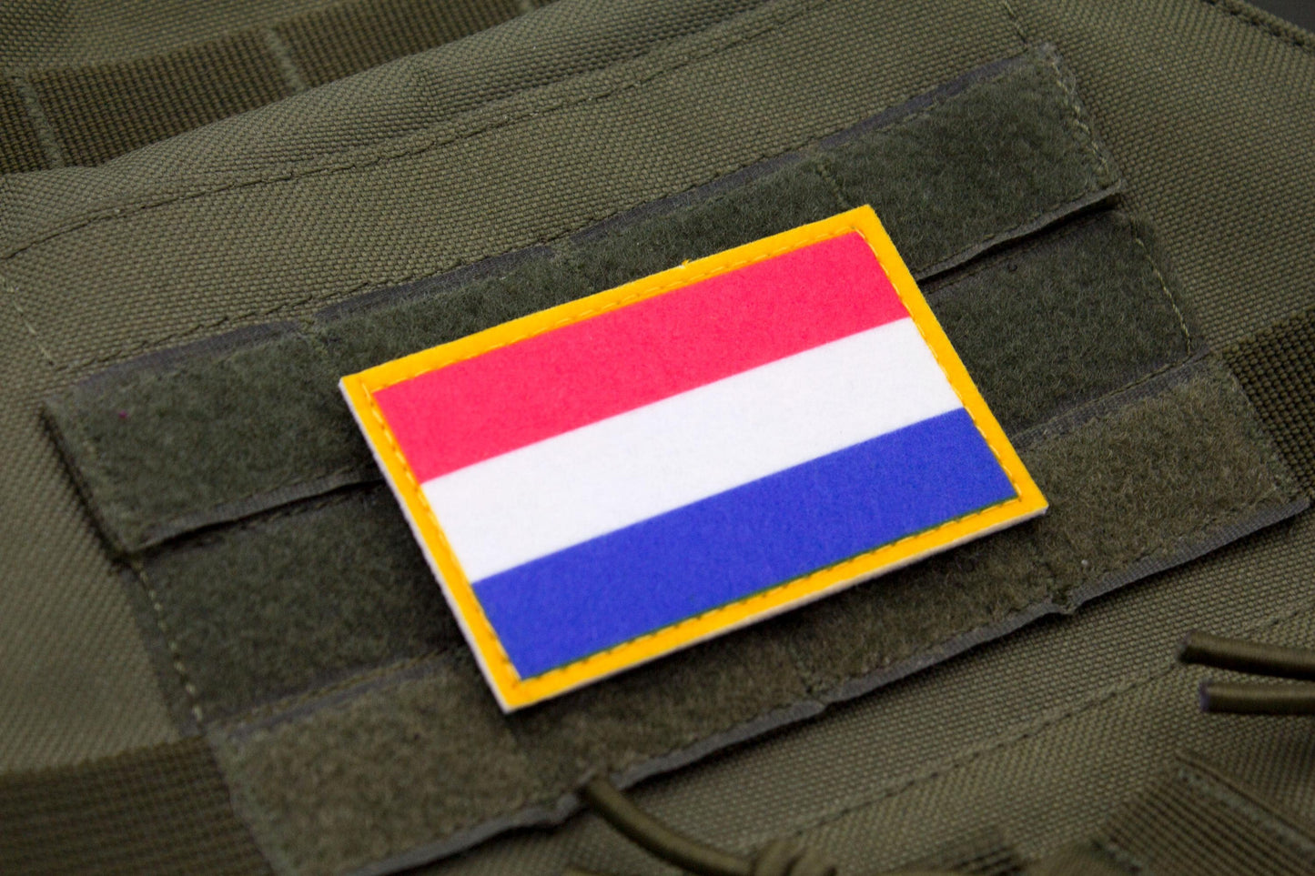 Netherlands flag hook and loop patch Vlag van Nederland