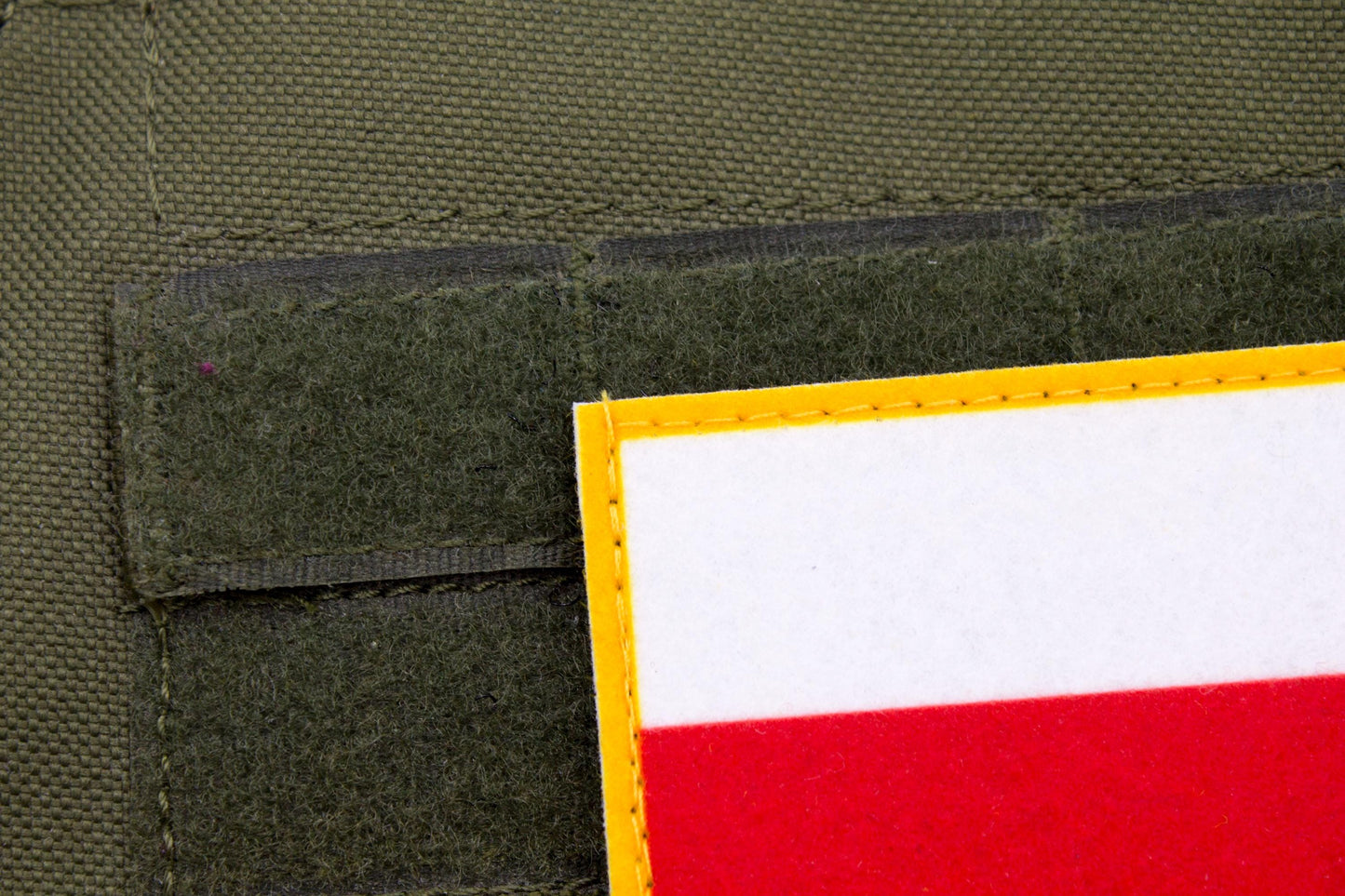 Poland flag hook and loop patch Flaga Polski