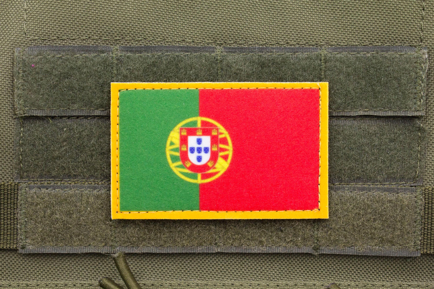 Portugal flag hook and loop patch Bandeira de portugal