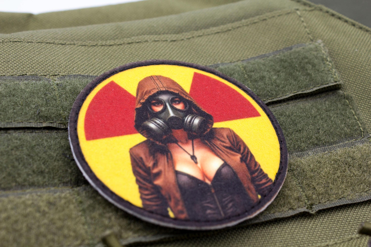 Stalker sexy girl cosplay hook and loop patch