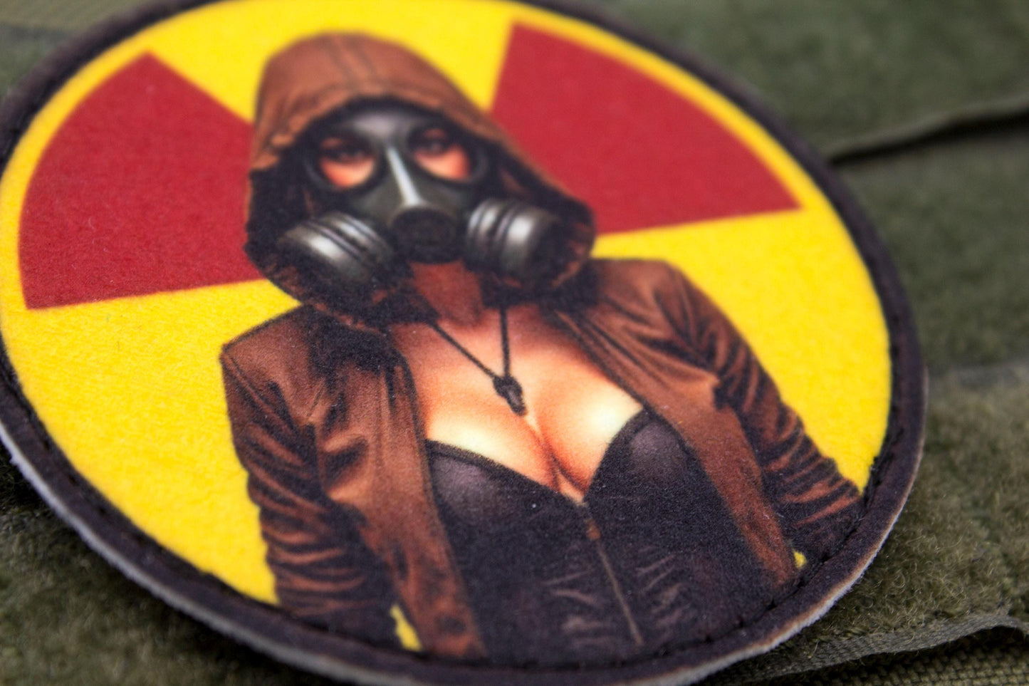 Stalker sexy girl cosplay hook and loop patch