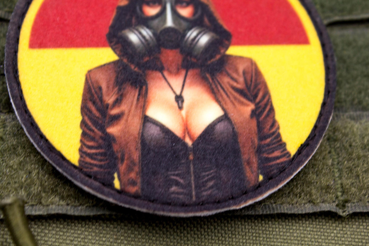 Stalker sexy girl cosplay hook and loop patch