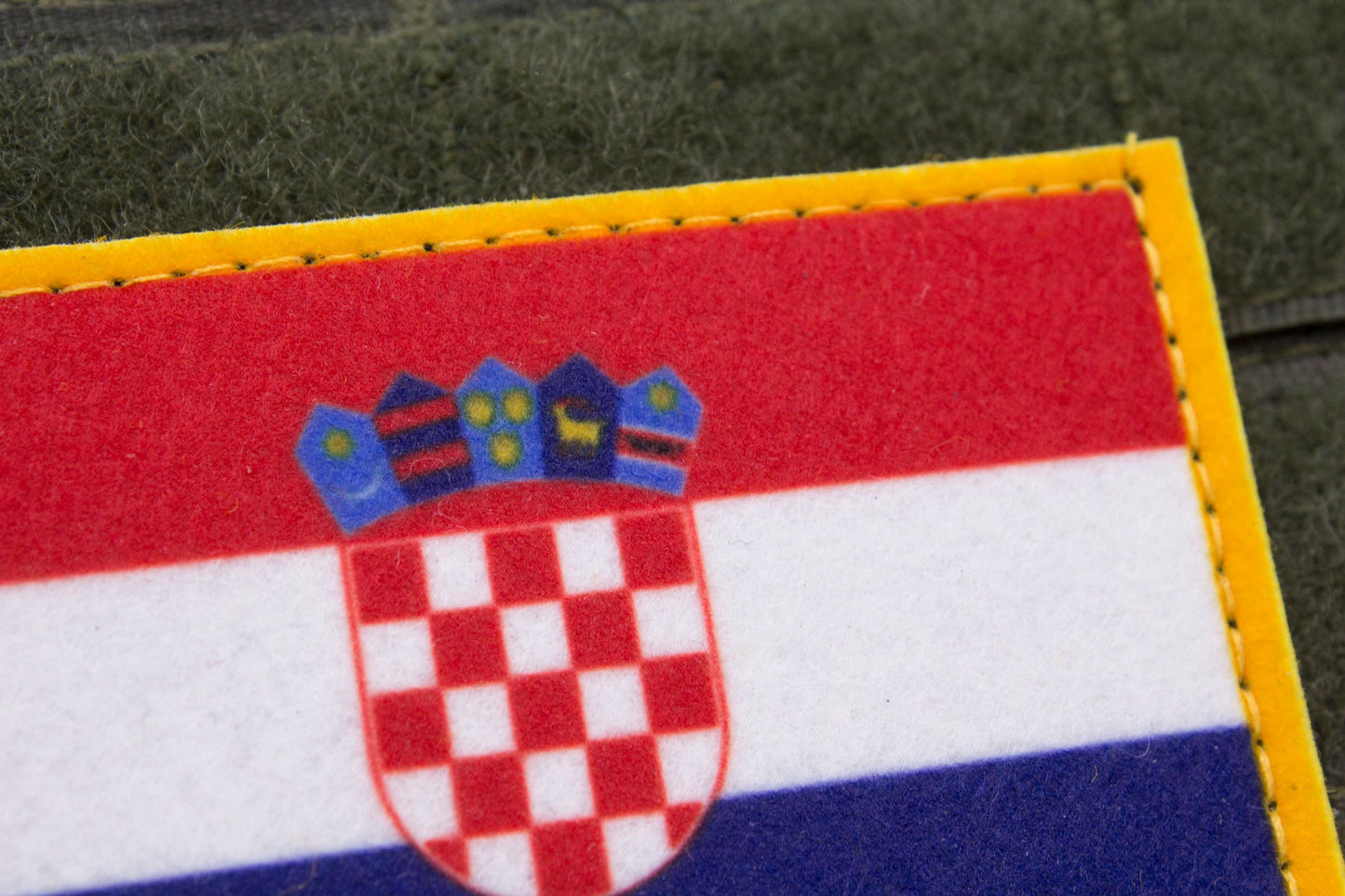 Croatia flag hook and loop patch Zastava Hrvatske