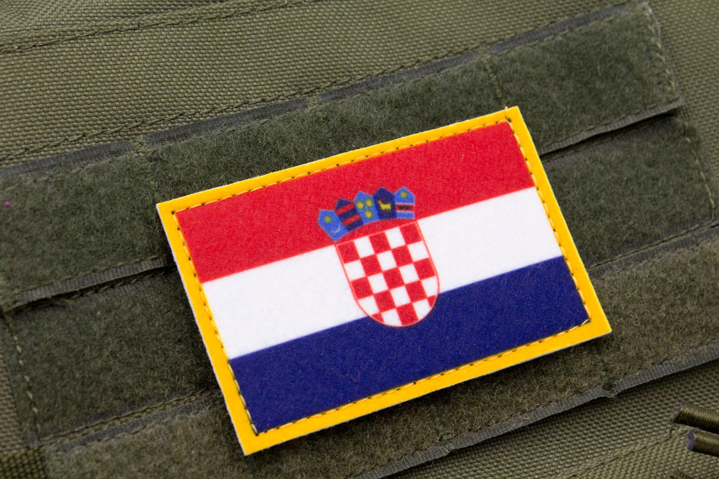 Croatia flag hook and loop patch Zastava Hrvatske