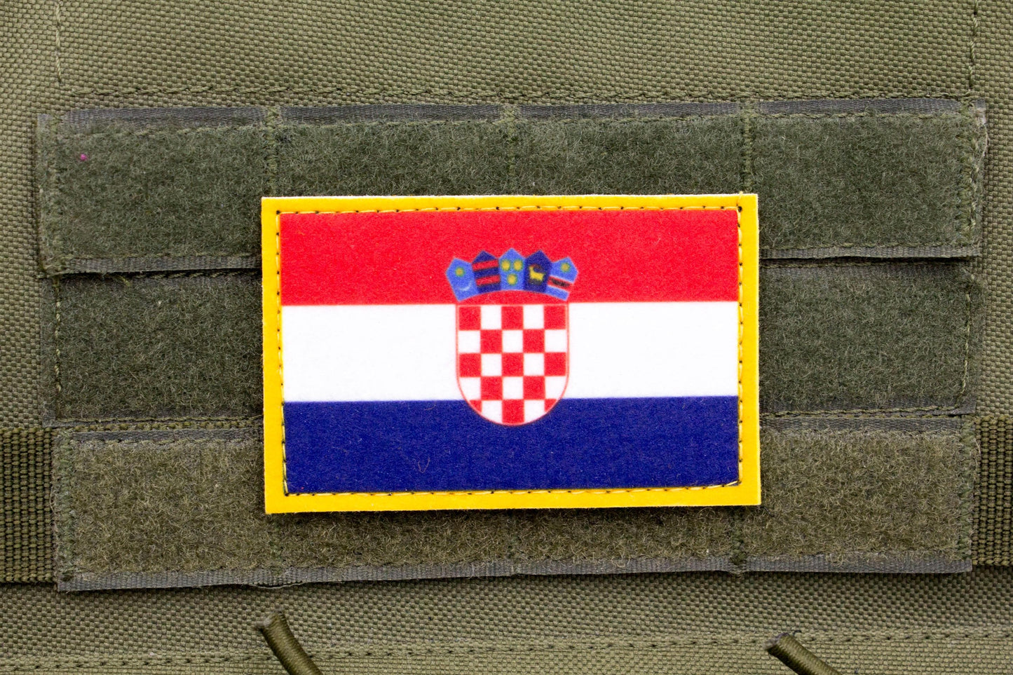 Croatia flag hook and loop patch Zastava Hrvatske
