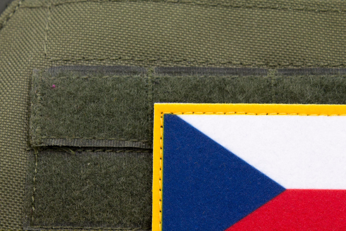 Czech flag hook and loop patch Vlajka České republiky