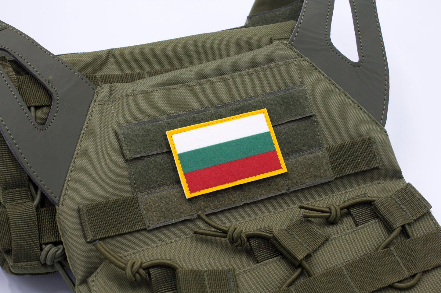Bulgaria flag hook and loop patch Знаме на България