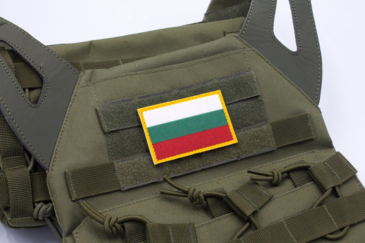 Bulgaria flag hook and loop patch Знаме на България