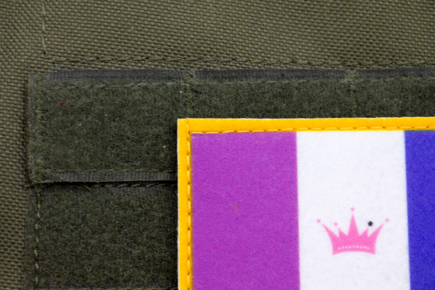 Drag LGBTQ flag hook and loop patch