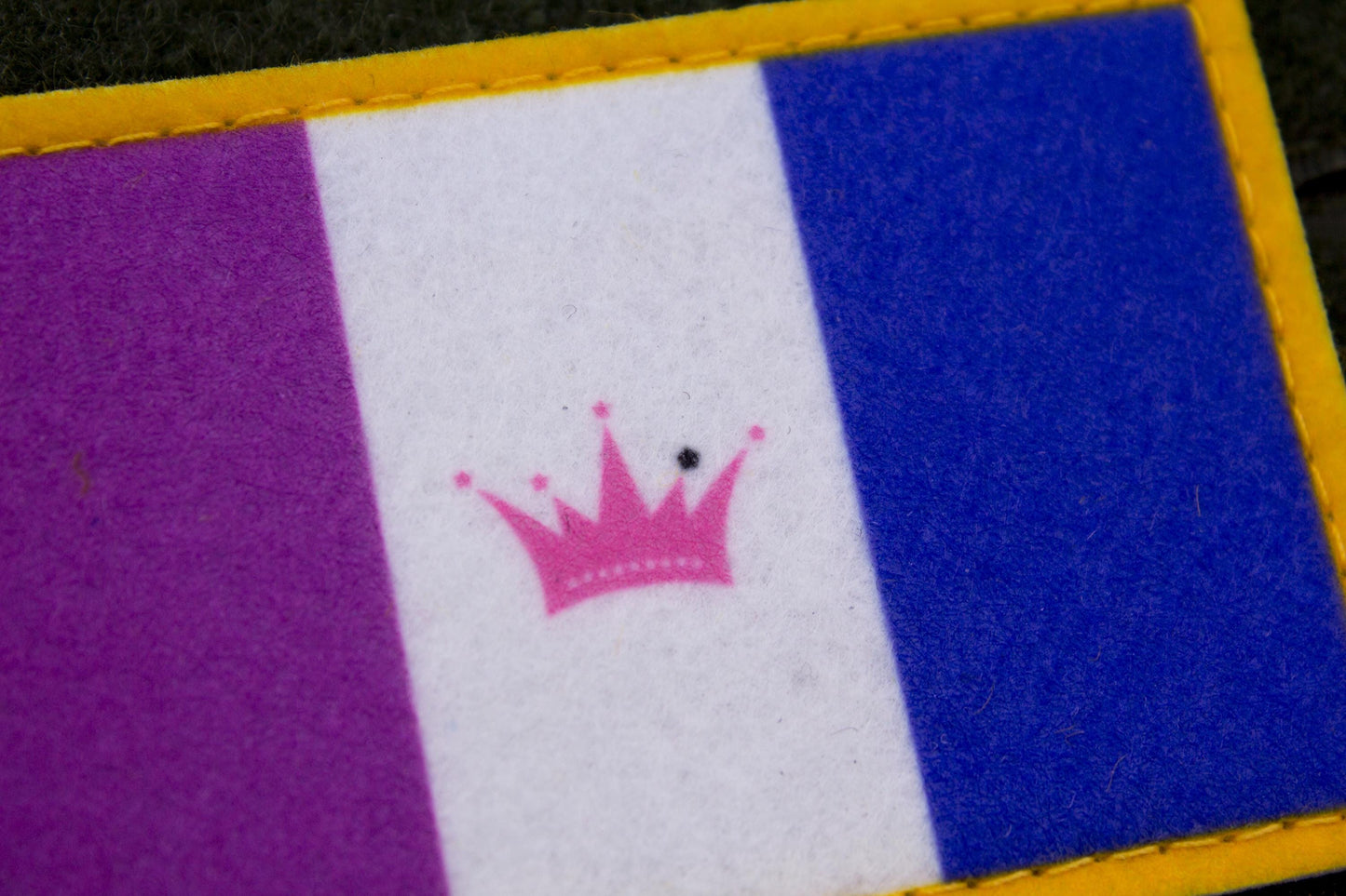 Drag LGBTQ flag hook and loop patch