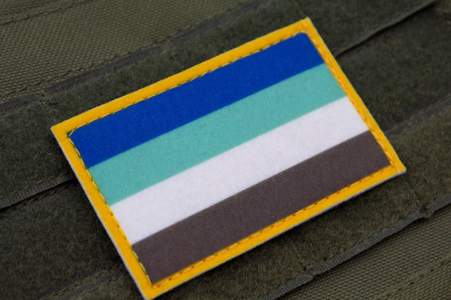 Fraysexuality LGBTQ flag hook and loop patch
