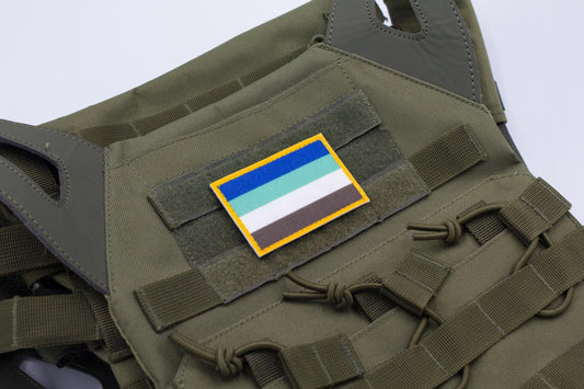 Fraysexuality LGBTQ flag hook and loop patch