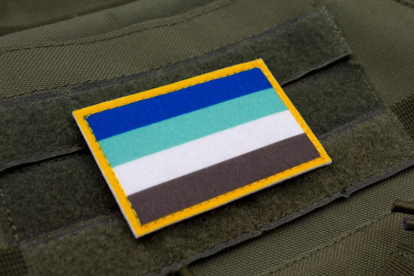 Fraysexuality LGBTQ flag hook and loop patch