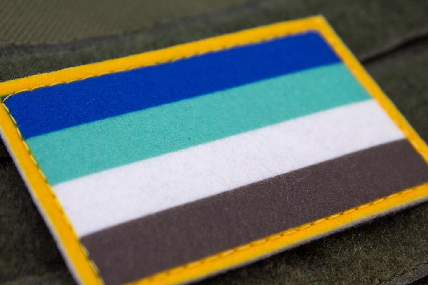 Fraysexuality LGBTQ flag hook and loop patch