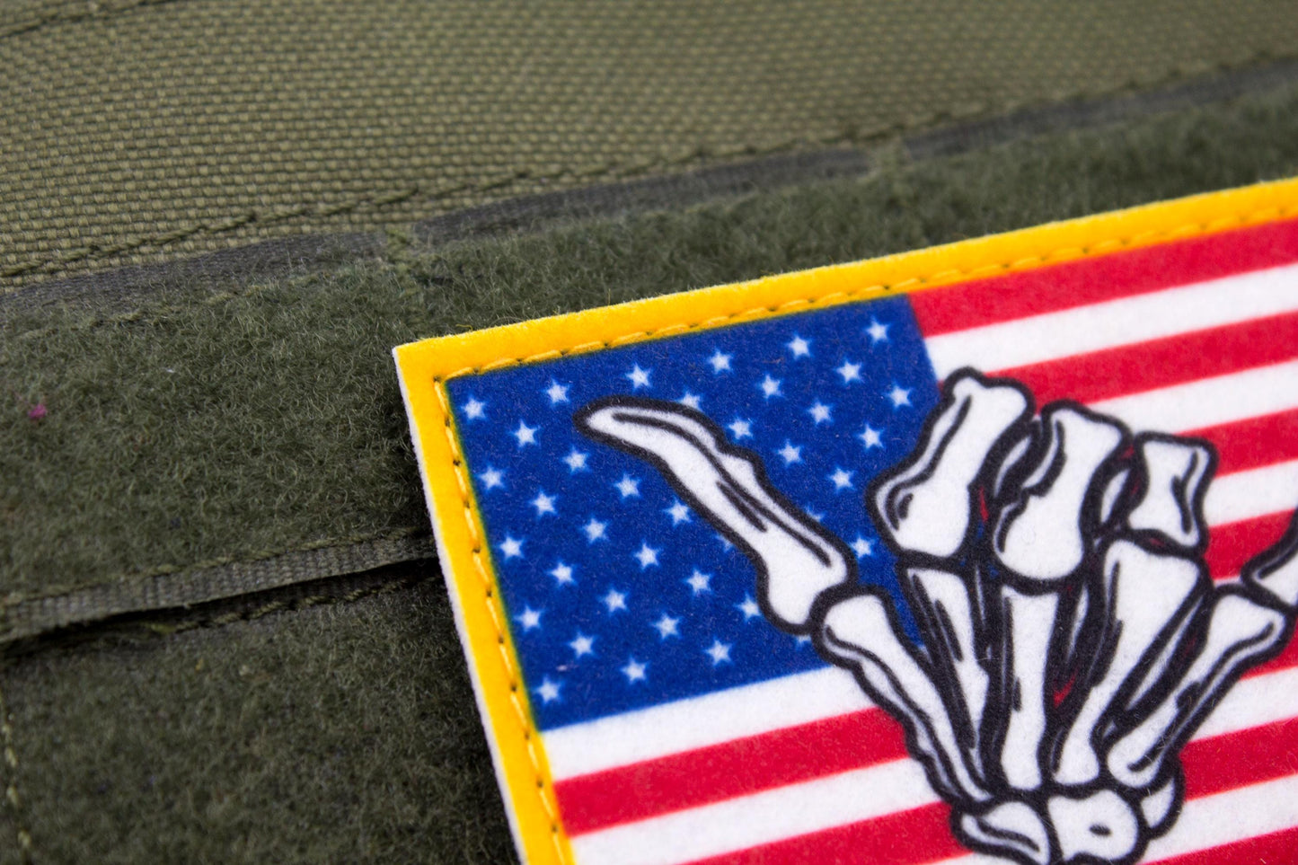 Hawaii shaka American surfing hook and loop patch