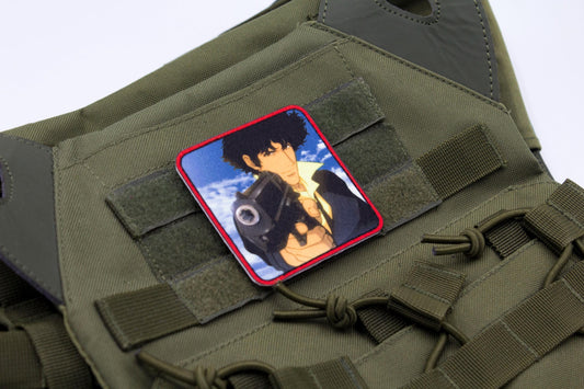 Anime Cowboy Bebop hook and loop morale patch