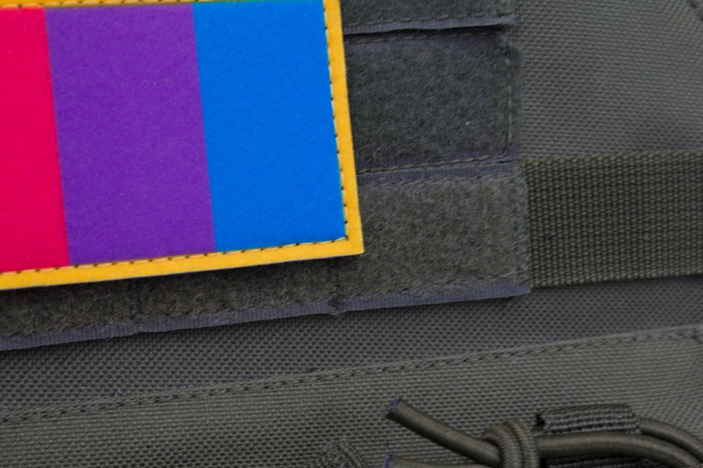 LGBTQ Androgynous flag hook and loop patch