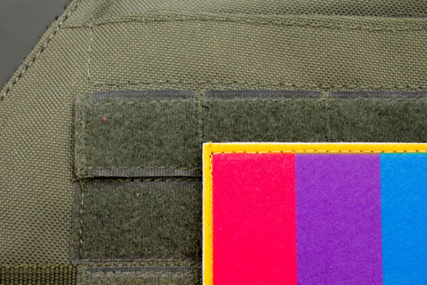 LGBTQ Androgynous flag hook and loop patch