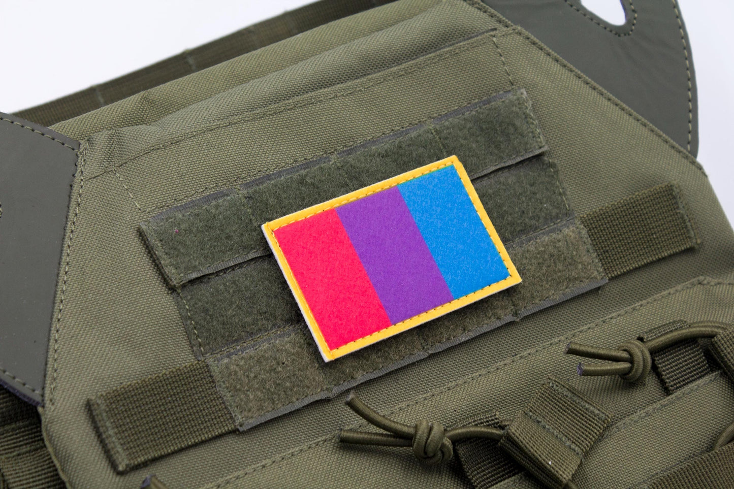 LGBTQ Androgynous flag hook and loop patch