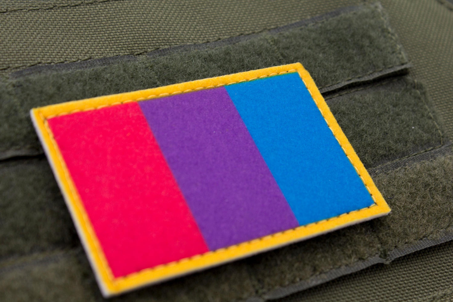 LGBTQ Androgynous flag hook and loop patch