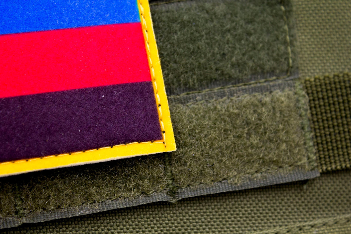 LGBTQ Polyamory flag hook and loop patch
