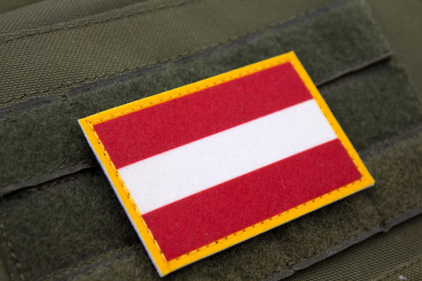 Austria flag hook and loop patch Flagge von Österreich